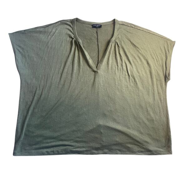 Lane Bryant Short-Sleeve Notch Neck Tee Size 24/26** - Picture 1 of 6